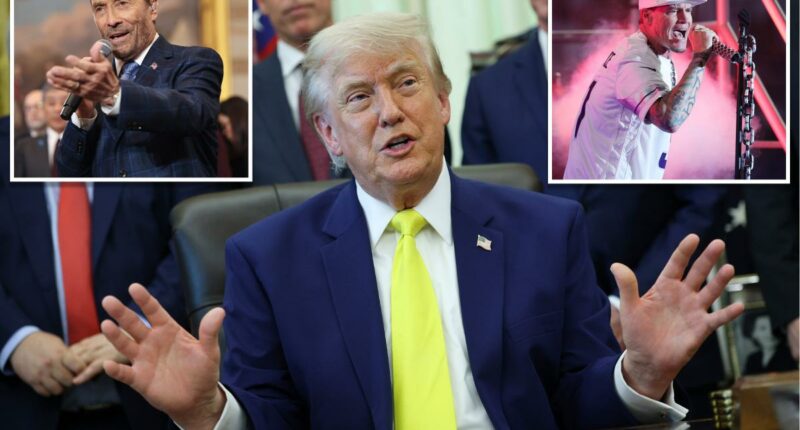 Trump reveals which performers will replace the âno talentâ singers that dropped out of Freedom 250 rally